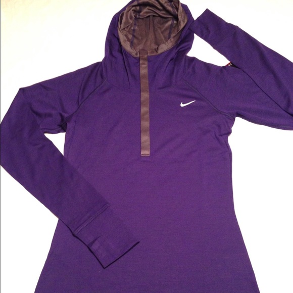 Women's Nike hoodie wool Dri Fit Stay Warm - Picture 2 of 4